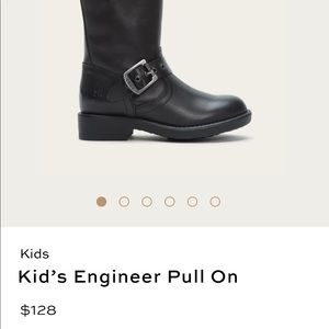 Kids Frye engineer pull on NEW IN BOX 2M
